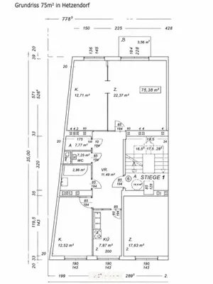 3-Zimmer-Wohnung kaufen in Wien – 75 m², € 299.000 – Bild 9 von 9