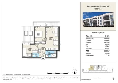 3-Zimmer-Wohnung kaufen in Wien – 54,09 m², € 399.000 – Bild 9 von 11