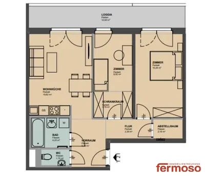 3-Zimmer-Wohnung mieten in Wien – 65,15 m², € 1.549 – Bild 20 von 20