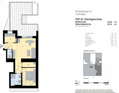 2-Zimmer-Wohnung kaufen in Wien – 46,05 m², € 309.000 – Bild 29 von 29
