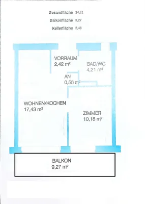 2-Zimmer-Wohnung mieten in Graz – 35 m², € 650 – Bild 15 von 15