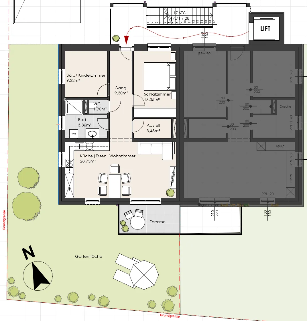 Wohnung – Altschwendt - Ansicht 2