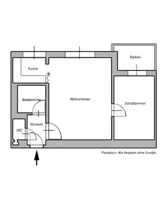 2-Zimmer-Wohnung kaufen in Mödling – 44,7 m², € 174.000 – Bild 6 von 6