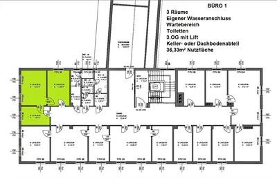 3-Zimmer-Gewerbeimmobilie mieten in Hallein – 36 m², € 598 – Bild 3 von 34