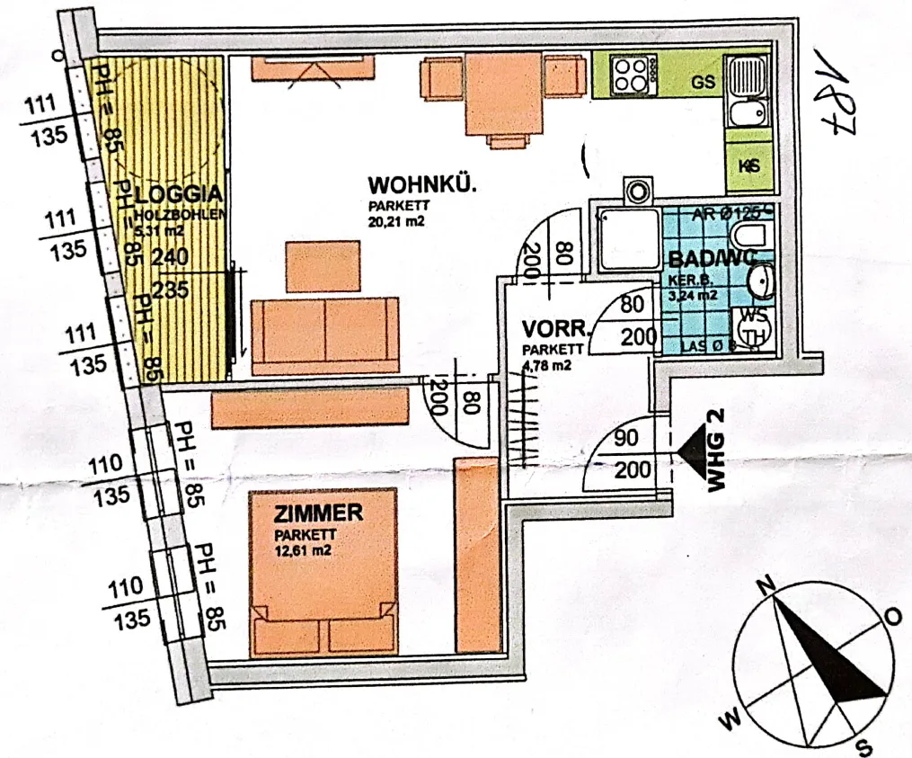 TOP Wohnung - möbliert, Wien