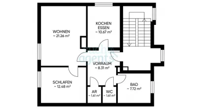 2-Zimmer-Wohnung kaufen in Steyr-Land – 64 m², € 149.000 – Bild 6 von 6