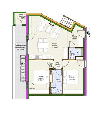 3-Zimmer-Wohnung kaufen in Neusiedl am See – 76,13 m², € 639.000 – Bild 25 von 26