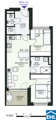 3-Zimmer-Wohnung mieten in Graz – 57,88 m², € 869 – Bild 20 von 20