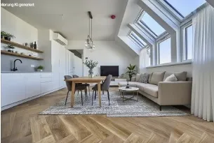 ERSTBEZUG - moderne 2 Zimmer Luxus-Dachgeschosswohnung - mit großer Terrasse mit Fernblick - zu mieten in 1180 Wien, Nähe Kutschkermarkt
