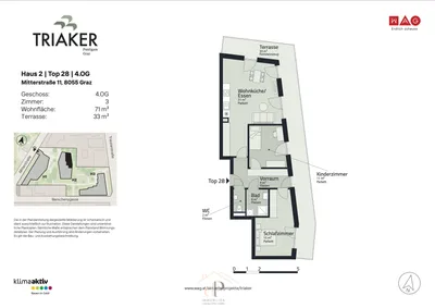3-Zimmer-Wohnung mieten in Graz – 77 m², € 1.260 – Bild 18 von 18