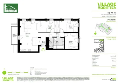 4-Zimmer-Wohnung mieten in Wien – 94,14 m², € 2.479 – Bild 29 von 29