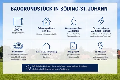 Grundstück kaufen in Voitsberg – 1 000 m², € 179.000 – Bild 6 von 7