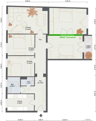5-Zimmer-Wohnung kaufen in Wien – 122,42 m², € 798.000 – Bild 9 von 32