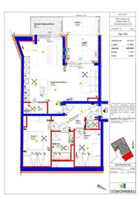 3-Zimmer-Wohnung kaufen in Linz – 95,37 m², € 709.382 – Bild 3 von 3