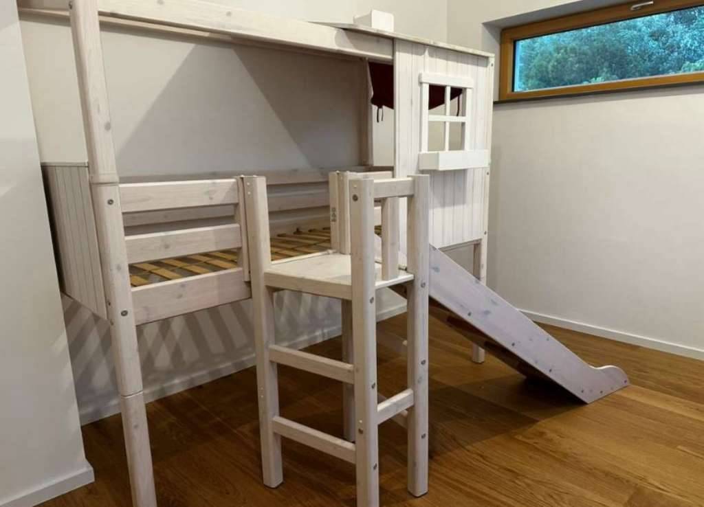 Flexa Rutsche mit Podest (wei lasiert) fr halbhohes Bett,  70,- (1210  Wien) - willhaben