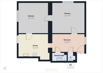 2-Zimmer-Wohnung mieten in Wien – 78 m², € 800 – Bild 10 von 10