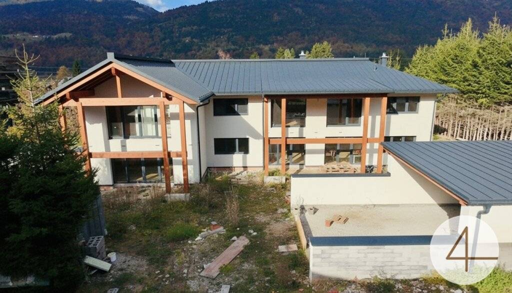 Edelrohbau - Green House Appartements - Wohnungspaket - direkt am Skilift Nassfeld grüner Panoramablick - 28 PV-Panele - Stellplätze, Tröpolach