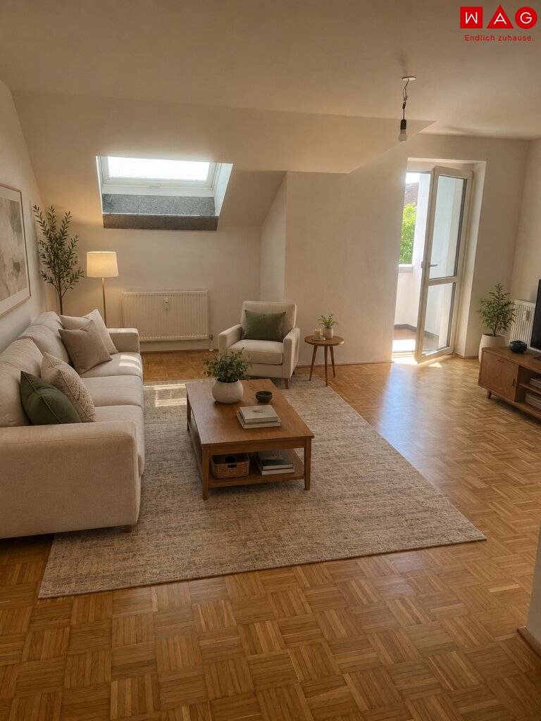 Helle 3-Zimmer-Wohnung mit Balkon und Parkplatz in Linz/Oed - sofort verfügbar! ACHTUNG der Mietvertrag wird auf 5 Jahre befristet abgeschlossen! - Ansicht 3