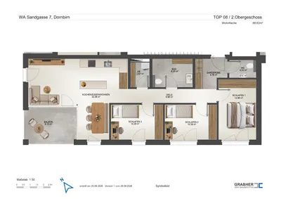 4-Zimmer-Wohnung kaufen in Dornbirn – 88,82 m², € 639.000 – Bild 6 von 6