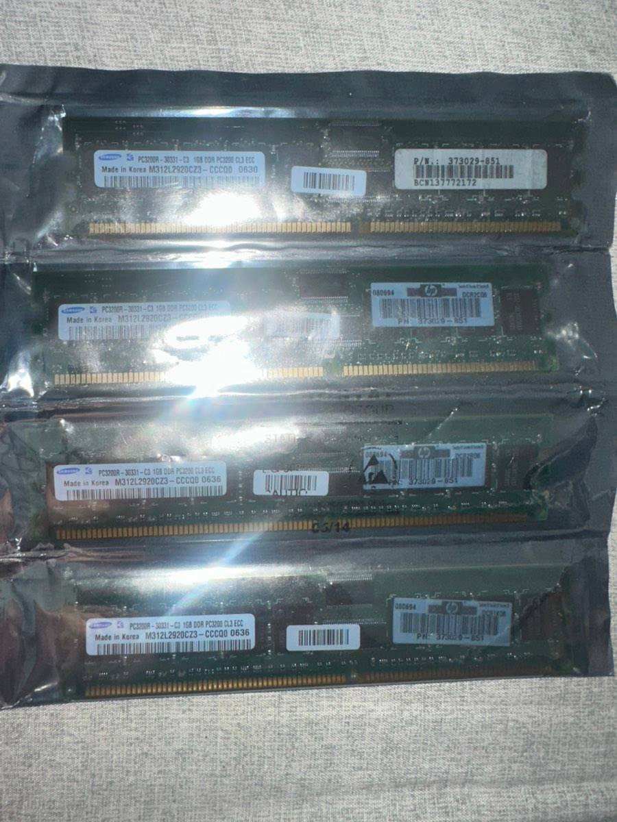 4GB DDR1 400MHz ECC Server RAM