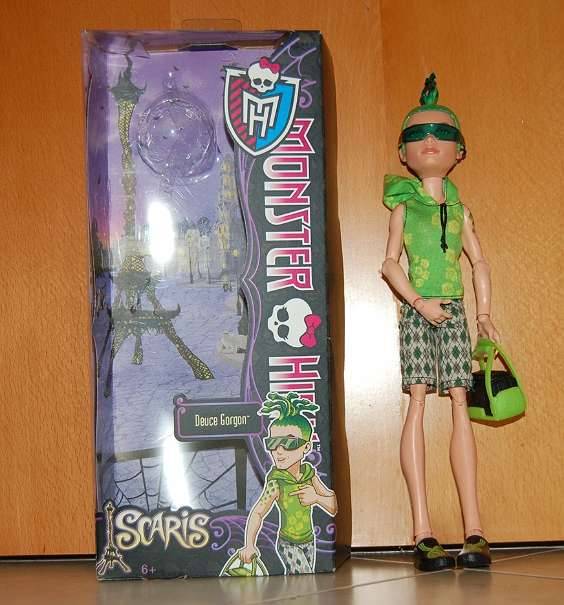 Monster High original Puppe Deuce Gorgon Scaris