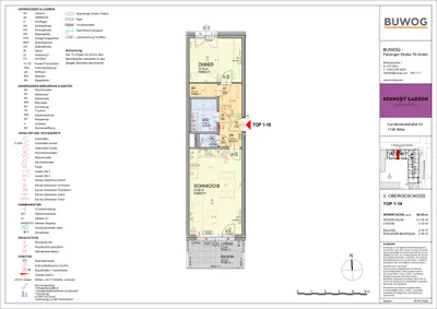 2-Zimmer-Wohnung mieten in Wien – 52,12 m², € 1.067 – Bild 11 von 11