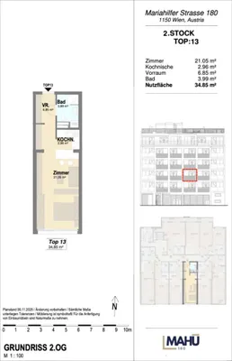1-Zimmer-Wohnung kaufen in Wien – 34,85 m², € 283.500 – Bild 7 von 7