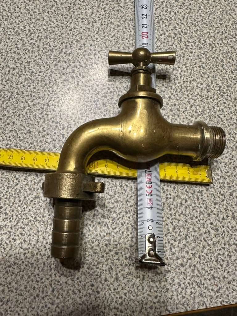 alter messing wasserhahn
