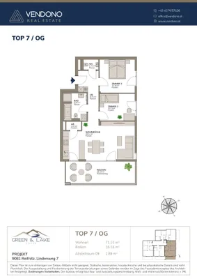 3-Zimmer-Wohnung kaufen in Klagenfurt Land – 71,46 m², € 559.000 – Bild 13 von 13