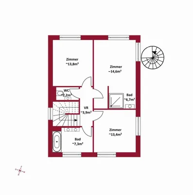 4-Zimmer-Haus kaufen in Mödling – 114,9 m², € 719.000 – Bild 16 von 17