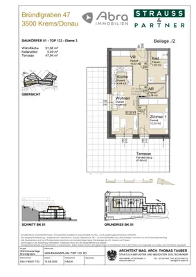 2-Zimmer-Wohnung mieten in Krems an der Donau – 52 m², € 1.347 – Bild 18 von 21