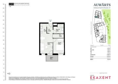 2-Zimmer-Wohnung mieten in Wien – 42,28 m², € 1.140 – Bild 8 von 8