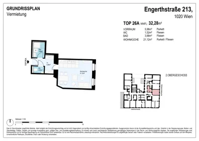 1-Zimmer-Wohnung mieten in Wien – 32 m², € 770 – Bild 4 von 4