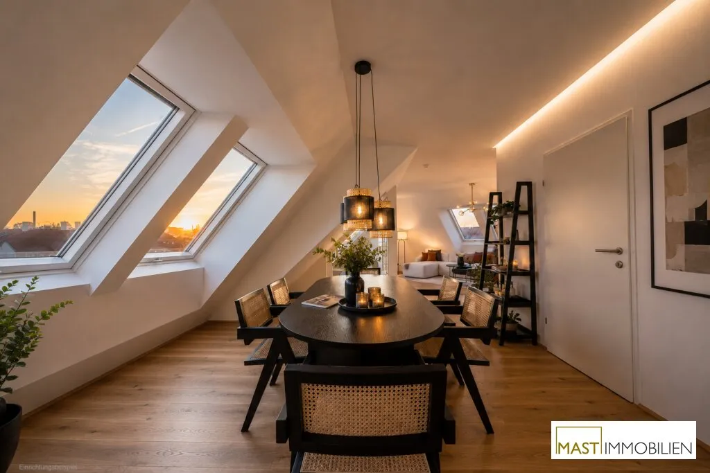 **NEU** Luxury View | Penthouse über den Dächern von Hernals | 21,80 m² Rooftop-Dachterrasse mit Weitblick! - Ansicht 2