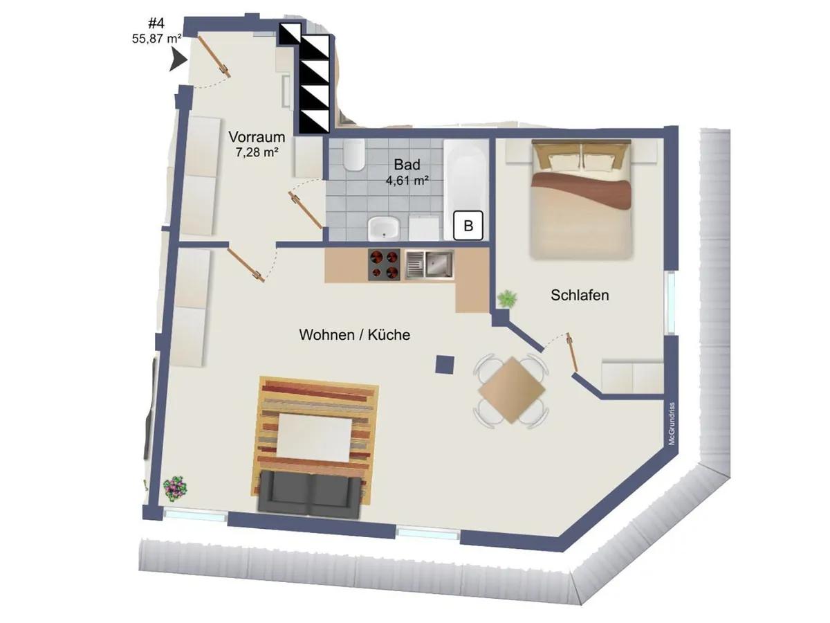 Wohnung – Graz - Ansicht 3
