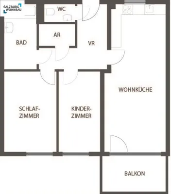 3-Zimmer-Wohnung mieten in Sankt Johann im Pongau – 70 m², € 875 – Bild 2 von 2