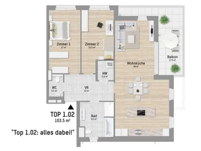 3-Zimmer-Wohnung kaufen in Wien – 103 m², € 1.499.900 – Bild 10 von 10