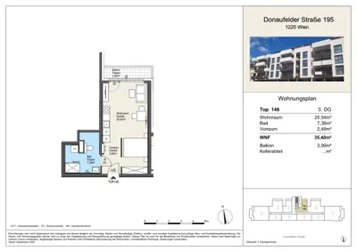 1-Zimmer-Wohnung kaufen in Wien – 35,8 m², € 249.000 – Bild 9 von 11