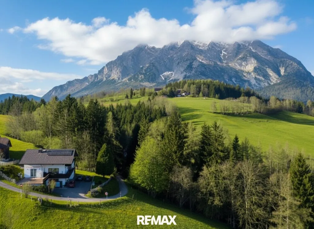 Großzügiges Haus in Alleinlage mit Panoramablick über Irdning - Ansicht 3