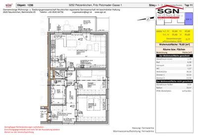 3-Zimmer-Wohnung mieten in Melk – 78,65 m², € 797 – Bild 15 von 15