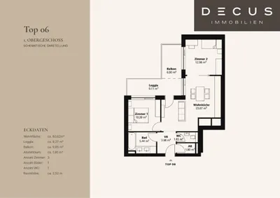 3-Zimmer-Wohnung kaufen in Wien – 60,81 m², € 399.000 – Bild 8 von 8