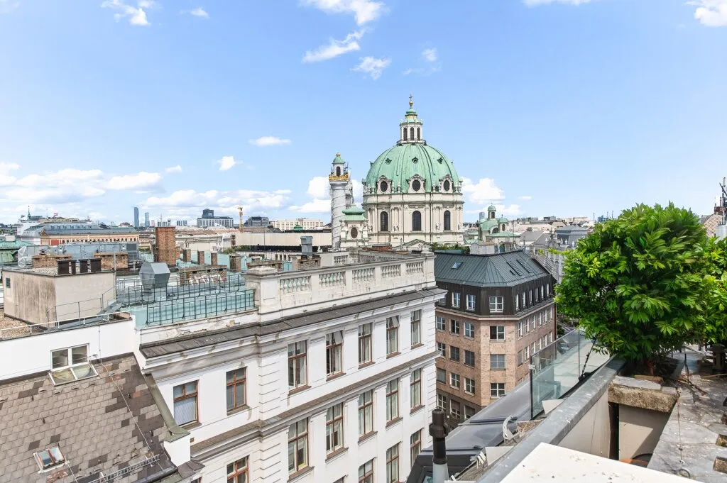 Exklusives Penthouse mit Dachgarten und Karlskirchenblick in Bestlage des 4. Wiener Gemeindebezirks - Ansicht 3