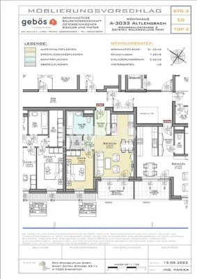 2-Zimmer-Wohnung mieten in Sankt Pölten Land – 51,22 m², € 547 – Bild 11 von 11