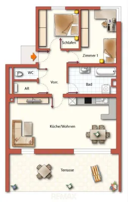 3-Zimmer-Wohnung kaufen in Baden – 80 m², € 350.000 – Bild 3 von 5