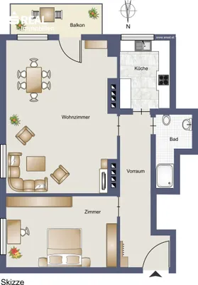 2-Zimmer-Wohnung kaufen in Korneuburg – 67,95 m², € 209.000 – Bild 19 von 20