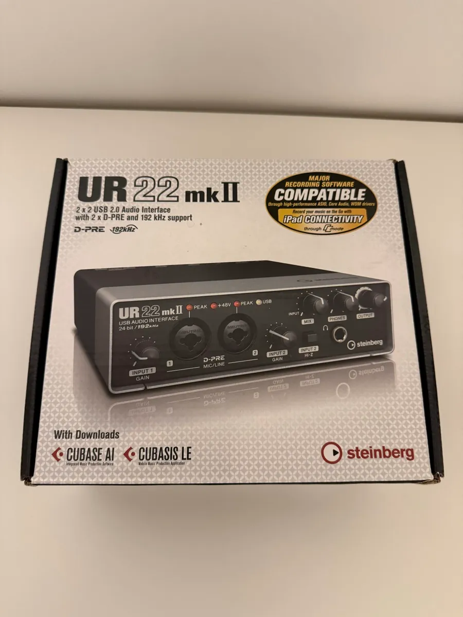 Steinberg UR22 mk II audio interface, € 60,- (1180 Wien) - willhaben
