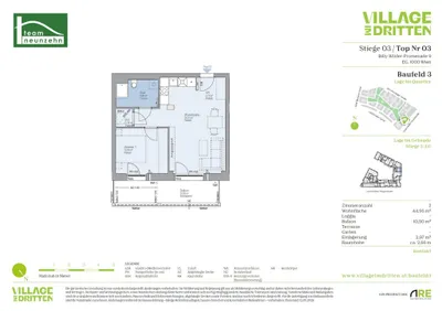 2-Zimmer-Wohnung mieten in Wien – 44,95 m², € 1.049 – Bild 20 von 20