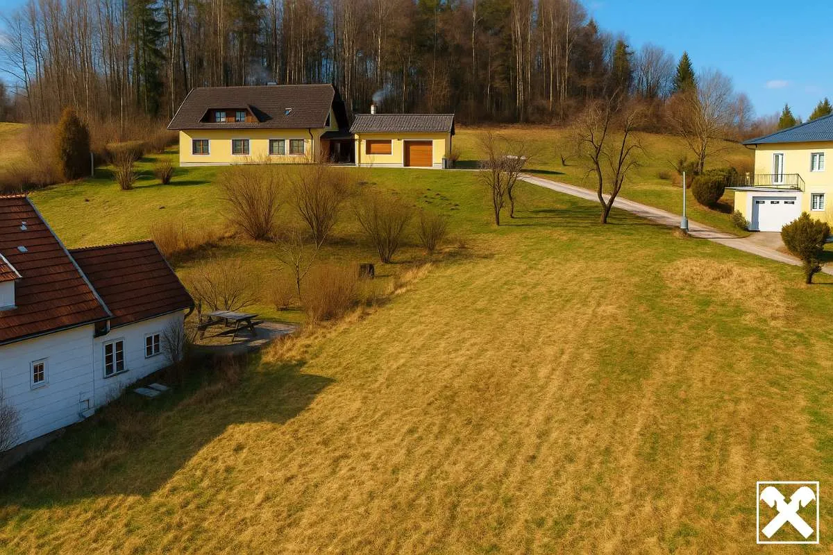 Großes Baugrundstück in Ernegg - Traumhafte Aussichtslage am Stadtrand - Ansicht 3