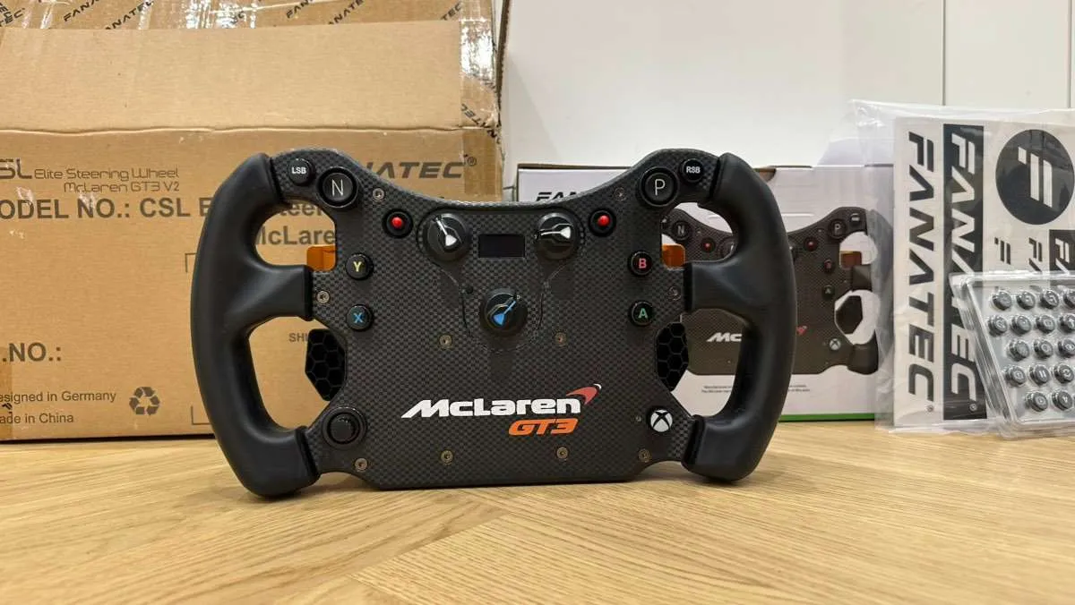 Fanatec CSL Elite Lenkrad McLaren GT3 V2 QR1 (Metall), € 190 