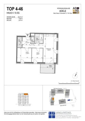 3-Zimmer-Wohnung mieten in Wien – 62,91 m², € 1.490 – Bild 16 von 16